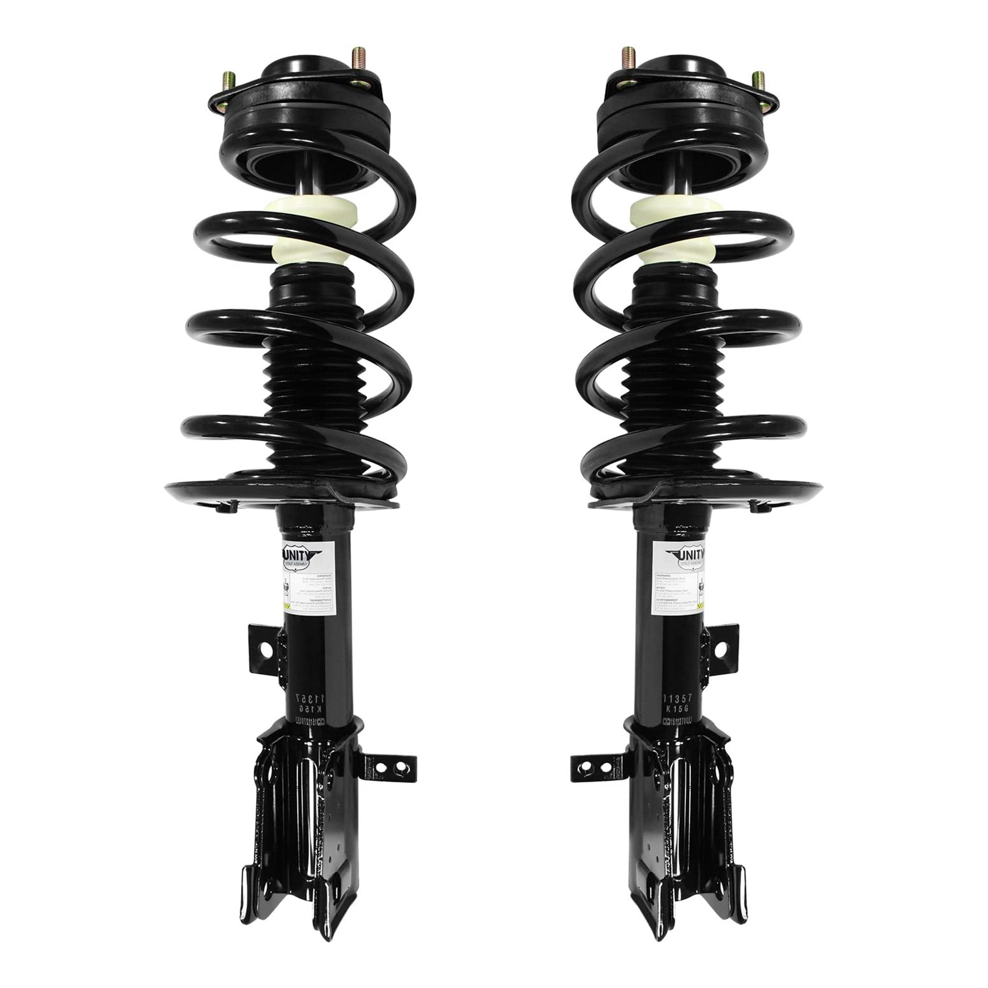 Unity Automotive Complete Front 2 Wheel Strut Kit for Dodge Journey