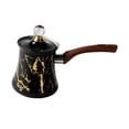 thumbnail image 4 of Cafetera turca de acero inoxidable con mango ergonómico, jarra de café profesional 550 ml, 4 of 9