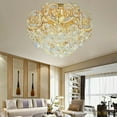 thumbnail image 2 of KPIBEST Modern K9 Crystal Chandelier Ceiling Light Lighting Lamp Living Room Dining Room 40cm, 2 of 11