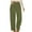 Army Green, variant on aidice Vintage Pants for Women Corduroy High Waisted Straight Leg Casual Loose Trousers with Pockets