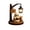 Reading Ghost Cat, variant on Halloween Ghost Night Light, Witch Hat Ghost LED Night Light 3.93 Inch Resin Glowing Statue Ornament for Desk Mantel Bedroom Indoor Home Decor
