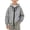 Gray, variant on Ohufall Sweatshirt Jacket for Kids Boys Hooded Zipper Solid Color Sweatshirts Long Sleeve Drawstring Fashion Casual Top 3-15Y