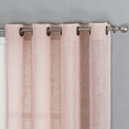 thumbnail image 2 of Hampton Home 2 Piece Luxury Semi Sheer Grommet Top Curtain Panel Pair - Assorted Colors, 2 of 5