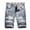 Light Blue, variant on Hpapadks Men Jean Shorts Ripped Distressed Slim Fit Cargo Jeans Shorts Straight Leg Knee Length Casual Street Mens Denim Shorts Black L