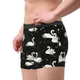 thumbnail image 2 of Pofeuu Swan And Dragonflies Print Men’s Boxer Briefs, Moisture-Wicking Underwear, Regular,Trunk-X-Large, 2 of 5