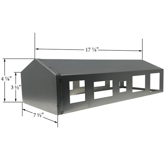 Heat Manifold Kit Compatible With Masterbuilt 800 Gravity Series Charcoal Smoker Grills