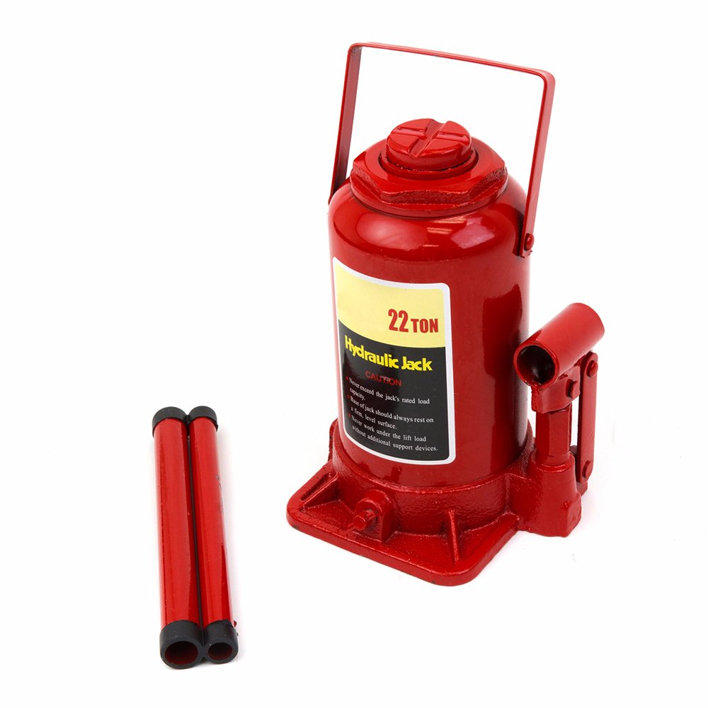 XtremepowerUS Industrial 22 Ton Hydraulic Bottle Jack Automotive Low Profile Shop Repair Axle