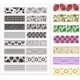 thumbnail image 1 of Sello transparente con diseño adorable, 16 estilos de dibujos animados de frutas, flores y cuadros. Sello de silicona transparente de goma., 1 of 7