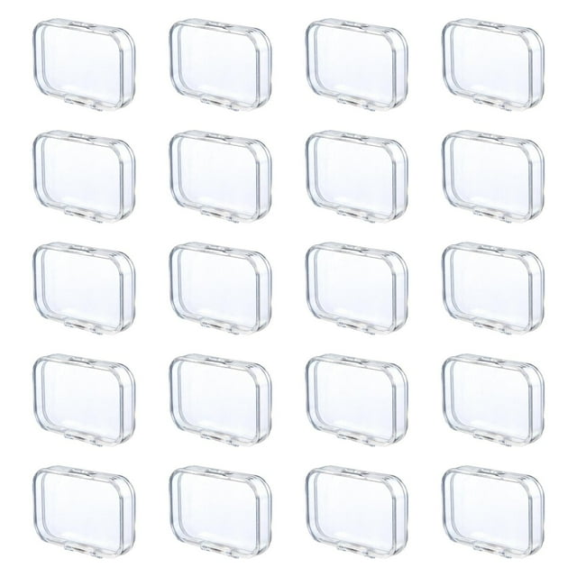 Caja de colección de 20 insignias de anime, resistente y portátil, transparente 79 CM