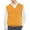 Yellow, variant on Fusipu Sleeveless Loose Warm Sweater Vest Men Solid Color V-neck Pullover Waistcoat for Daily Wear