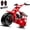 Red, variant on Plus Package 99cc Gas 4-Stroke Mini Bike for Teens 13+, Pull Start, Rear Disc Brake, All-Terrain Tires, Up to 28 MPH, 220 lb Capacity, Includes Headlight & Neck Gaiter