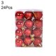 thumbnail image 2 of Farfi 24 unids 3 cm de plástico bolas de navidad bolas adornos caseros colgando ornamentos Farfi 21036428, 2 of 6