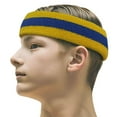 thumbnail image 2 of Couver Unisex Ukraine Country Flag Cotton Sports Headband, 3 Pieces, 2 of 7