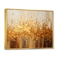 thumbnail image 2 of Designart "Radiant Gold II" Abstract Landscape Floater Framed Canvas Wall Art, 2 of 7
