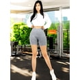 thumbnail image 2 of Biker Short Mujer Unitalla Stretch Shore Dama Chores Gym Talle Alto, 2 of 5