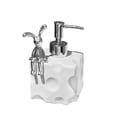 thumbnail image 3 of Soap Dispenser Hand Soap Liquid Dispenser Sturdy Lotion Dispenser Bottle Ceramic Small Bunny, 3 of 9