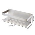 thumbnail image 5 of Kitchen Wall Mount Shelf Self Adhesive Punch Free Spice Storage Rack Bathroom Stainless Steel Shampoo Organizer Holder, 5 of 9