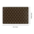 thumbnail image 2 of Shaggy Area Rug, Brown Moroccan Trellis Rugs for Living Room Bedroom Non Slip Door Mat Indoor Carpet Machine Washable Nursery Home Decor Floor Mats for Entryway 60x39in, 2 of 5