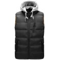 thumbnail image 3 of Chaqueta de otoño e invierno para hombre Chaleco de algodón Chaleco cálido Pompotops  oipoqjl21402, 3 of 3