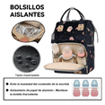 thumbnail image 4 of Mochila Pañaleras Para Bebe Bolsa Impermeable Multiusos. Belug, Negra, 4 of 5