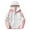 Pink, variant on VEKDONE Women's Plus Size Rain Jacket 2025 Fashion Color Block Zip Up Windbreaker Fall Long Sleeve Lightweight Waterproof Hooded Rain Coat with Pockets