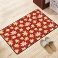 thumbnail image 2 of DouZhe Watercolor Yellow Maple Leaves Rugs Doormat, Non-Slip Machine Washable Carpets Floor Door Mat , 36" x 24", 2 of 7