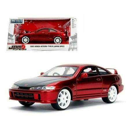 - JADA 1:24 W/B - METALS - JDM TUNERS - 1995 HONDA INTEGRA TYPE-R (JAPAN SPEC) (RED) 30932