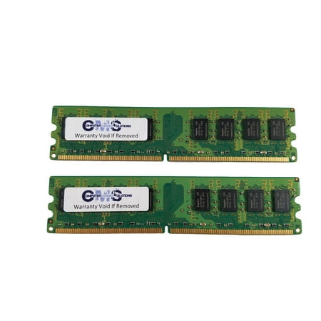 CMS 2GB (2X1GB) DDR2 4200 533MHZ NON ECC DIMM Memory Ram Compatible with Dell Dimension C521 Desktop - A100