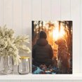 thumbnail image 2 of Qisvanset 12x16 Inch Framed Canvas Wall Art Hunter Dog Sunlit Forest Outdoor Wilderness Nature Wall Art, 2 of 8