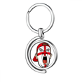 thumbnail image 1 of England Flag Facial Makeup Head Screang Cap Rotating Keychain Metal Keyring Holder, 1 of 2