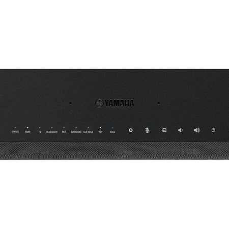 Yamaha - 2.1-Channel Soundbar with Wireless Subwoofer and Alexa Built-in - Black