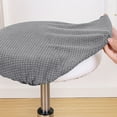 thumbnail image 3 of OFFIGAM Grey Chair Protector Cover for Indoor Round Stools, Polyester, -Resistant, Easy to Clean, 1 Piece, 3 of 10