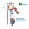 Bundaloo Basketball Laundry Hamper Over The Door 2 in 1 Hanging