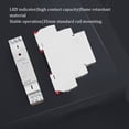 thumbnail image 1 of VONKY ABS Intermediate Relay 35mm Indicator Light Antiflaming Portable Detachable Professional Replacement Office Relays AC230V 1Set, 1 of 6