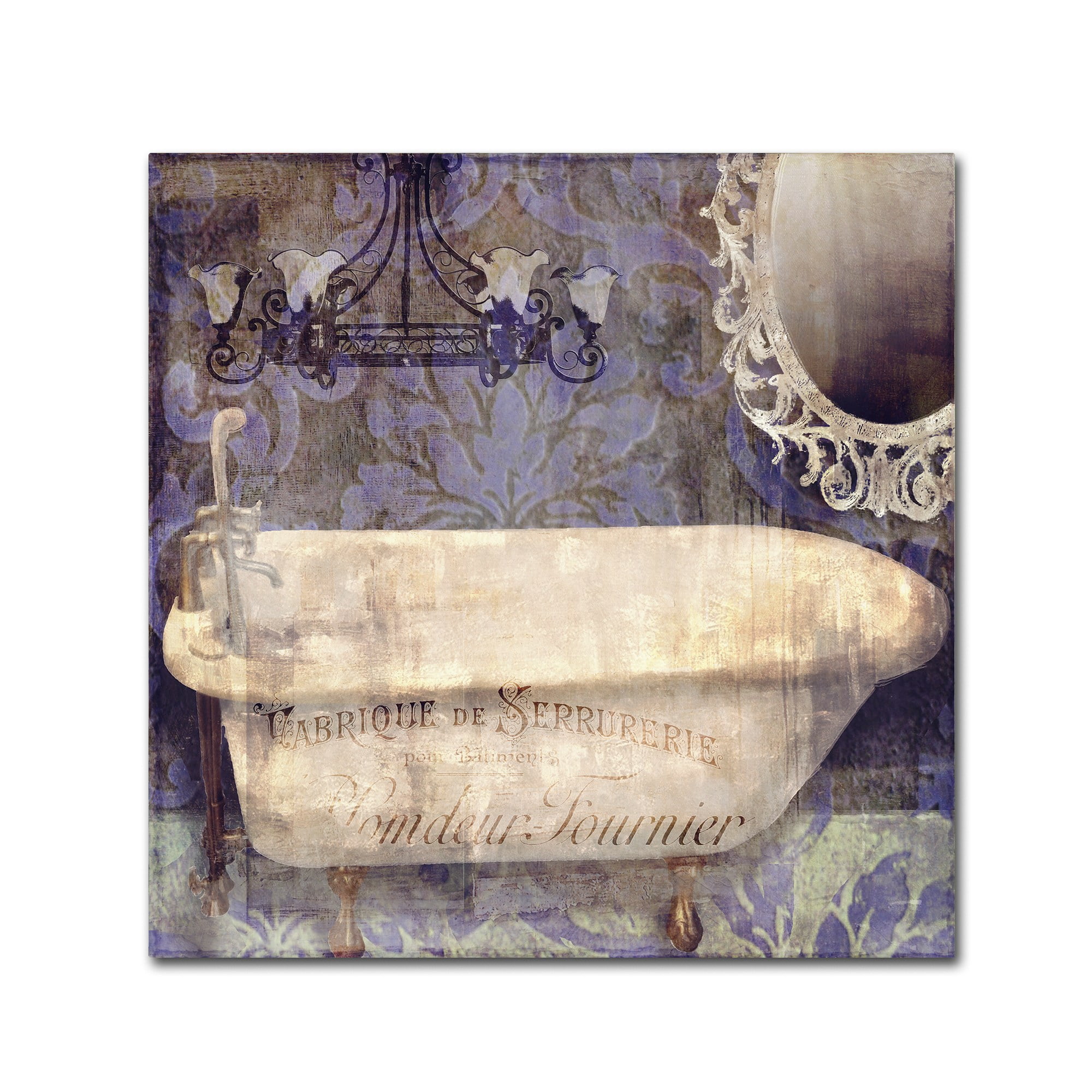 Trademark Fine Art "Le Bain Paris II" Canvas Art by Color Bakery