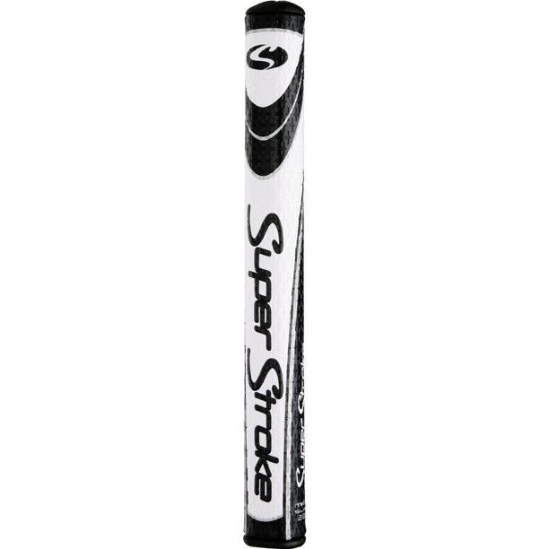 Super Stroke Legacy Mid Slim 2.0 Putter Grip (Black/White, .580 core