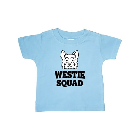 

Inktastic Dog Westie Squad Gift Baby Boy or Baby Girl T-Shirt