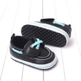 thumbnail image 6 of LYHaoo Spring And Summer Children Toddler Shoes Boys And Girls Casual Shoes Flat Bottom Light On Comfortable Solid Color Minimalist Style Sizes 4 Black(Toddler), 6 of 6