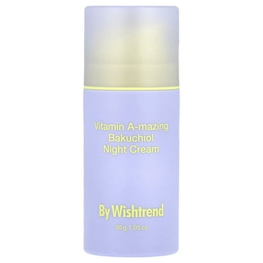 By Wishtrend Vitamin A-Mazing Bakuchiol Night Cream, 1.05 oz (30 g)