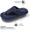 thumbnail image 2 of Ecetana Flip Flops Pillow Slippers for Women Soft Slides Sandals Cushion Beach Shoes, 2 of 5