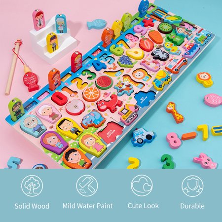 Puzzle Sorter,Kids Toddlers Puzzle Shape Puzzle Wooden Eryue Wooden Puzzle Sorter Number Puzzle Shape Sorter Wooden Koeb Toddlers Education - Montessori Toy Kids Sorter Montessori Kids - -
