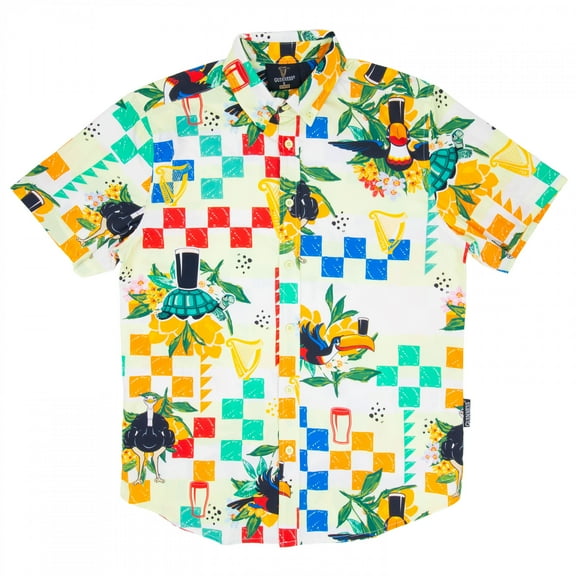 Guinness Toucan Hawaiian Beach Shirt