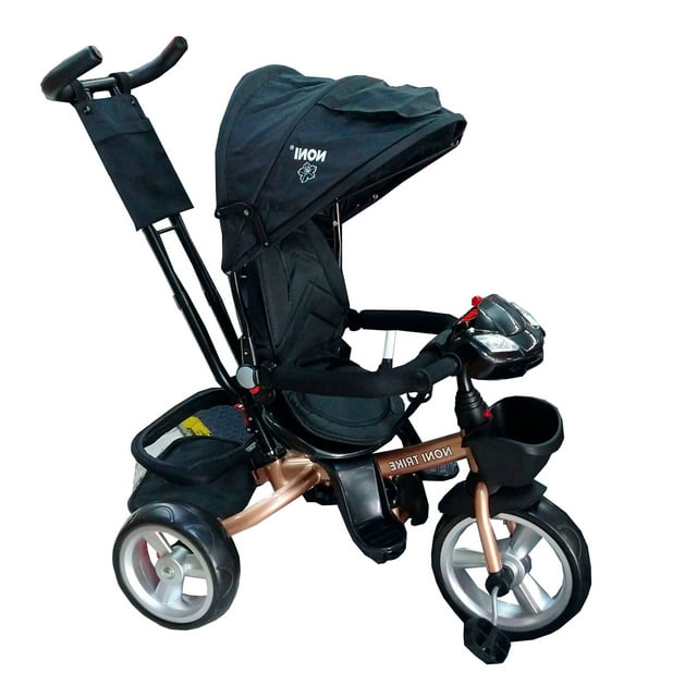 Triciclo 3 en 1 Angelin Baby Negro