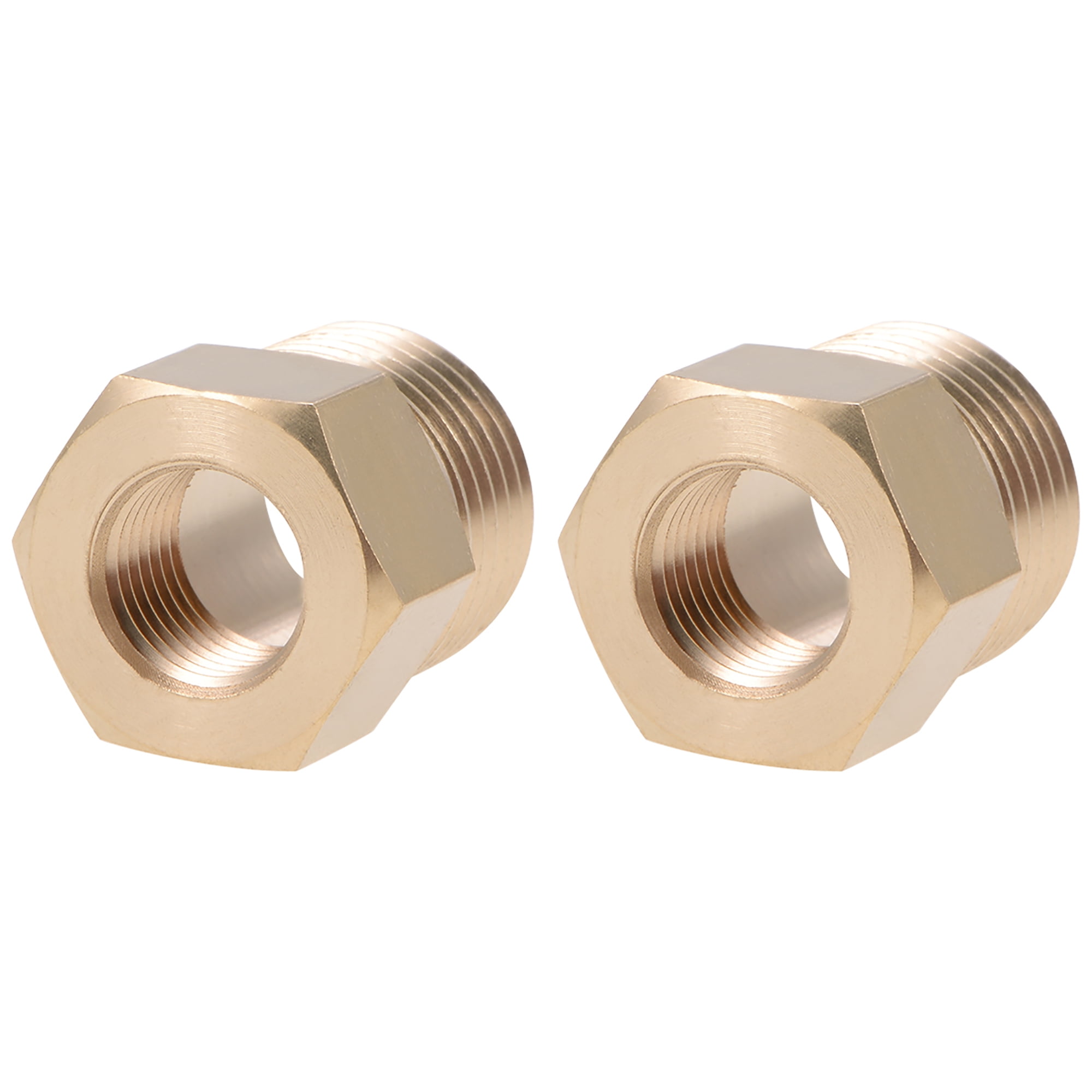 Brass Threaded Pipe Fitting G1/2 Male x G1/4 Female Hex Bushing Adapter