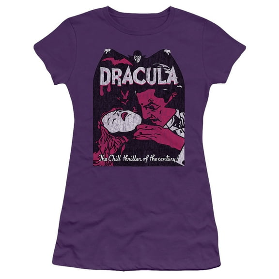 Universal Monsters Chill Thriller S/S Junior Women's T-Shirt Sheer Purple