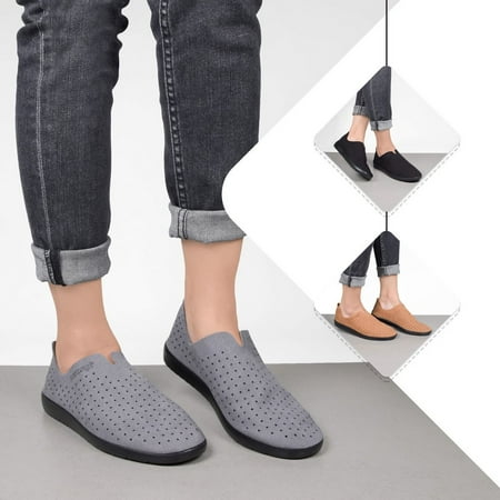 

Aerosoft - Haven Comfortable Leisure Walking Perforated Flat Slip On Loafers for Women