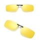 thumbnail image 3 of Gafas de sol unisex con clip, polarizadas y con lentes UV400 para miopía. Amarillo, 3 of 6