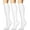 White, variant on 3 Pairs Christmas Medical Sport Compression Socks - 15-20mmhg Graduated Knee-High Support for Men & Women, Ideal for Soccer, Running, and Nurses