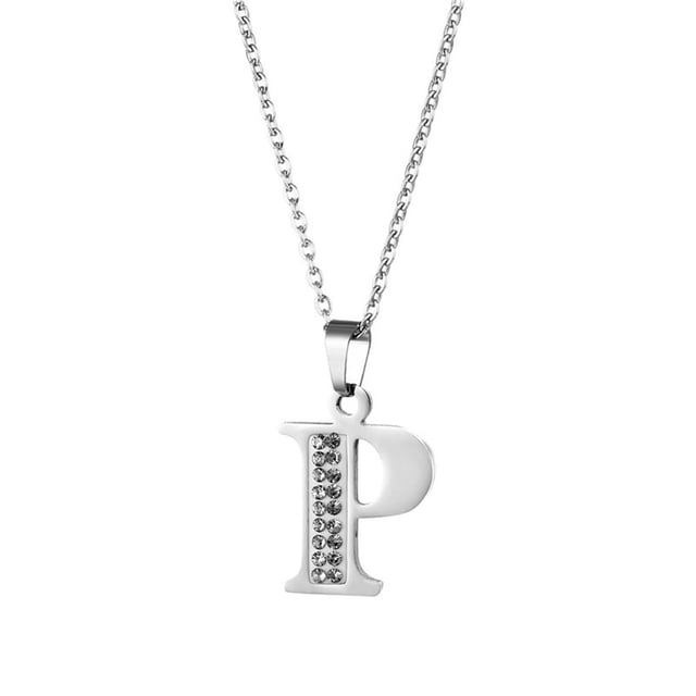 26 Letters Necklace Diamond Fashion Accessories Gifts For Lovers Girlfriend