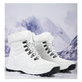 thumbnail image 6 of POROPL Snow Boots for Women Ankle Winter Non Slip Fleece Warm Skiing Shoes,Size 4.5, 6 of 9